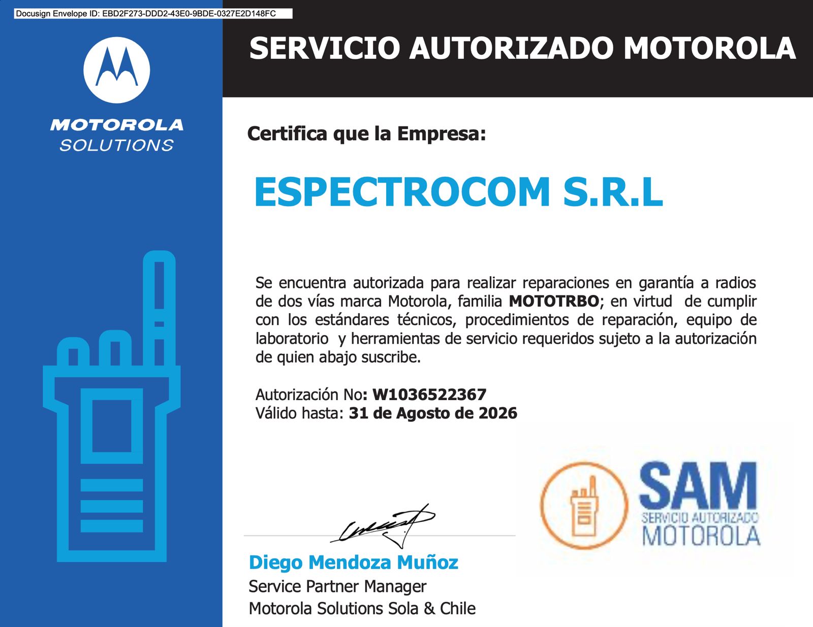 Servicio Autorizado - Motorola